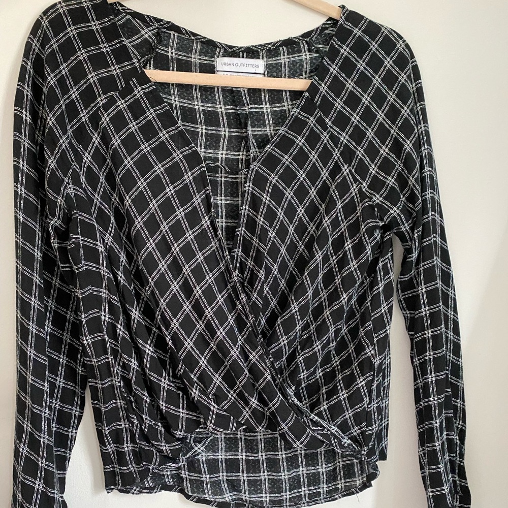 Urban Outfitters wrap blouse